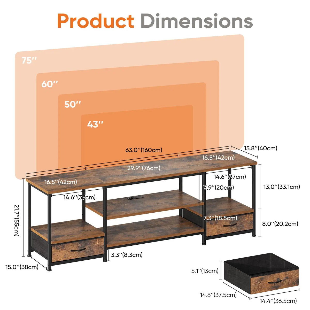 Wooden Tv Stand For Up TV Entertainment Center For Living Room