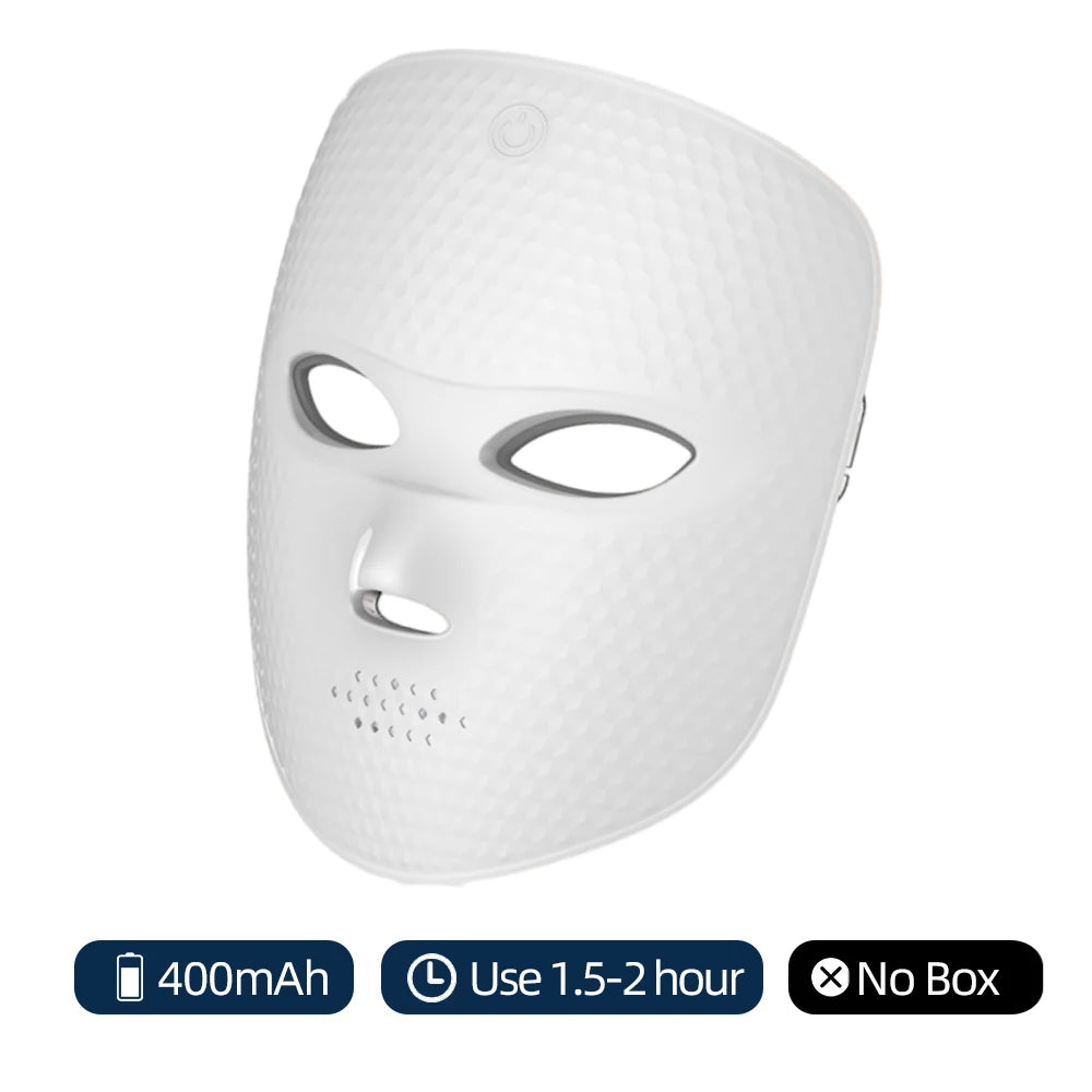 LED Facial Mask Light Therapy Red Light Facial Mask