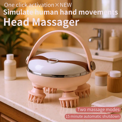 Rechargeable Waterproof Electric Scalp Massager