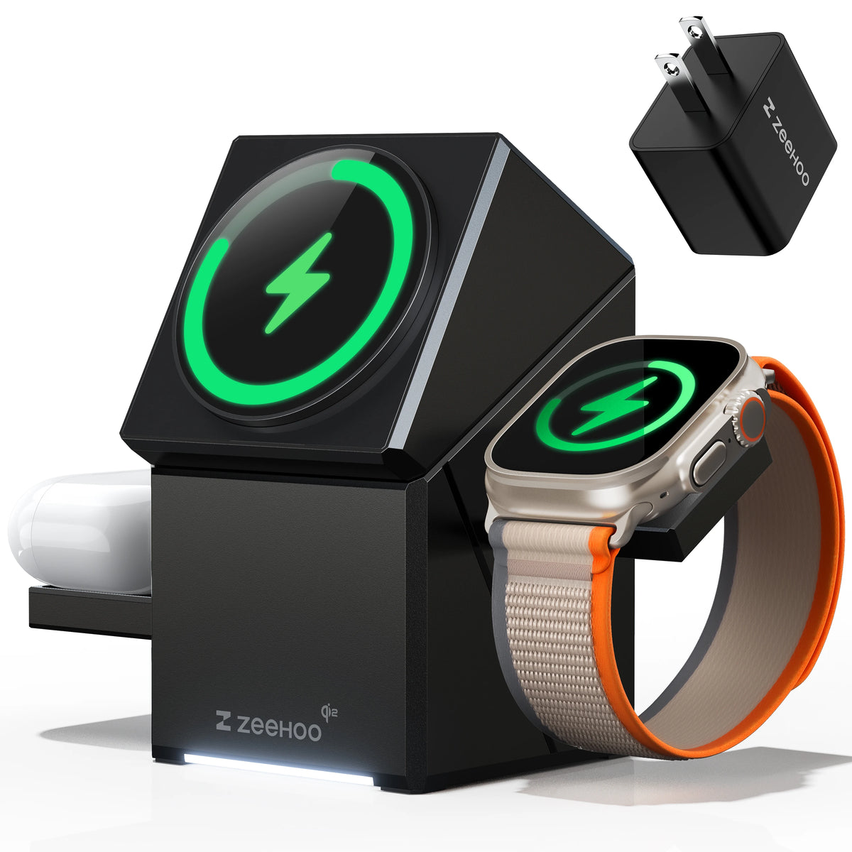 3-in-1 Magnetic Wireless Charger Stand for iPhone