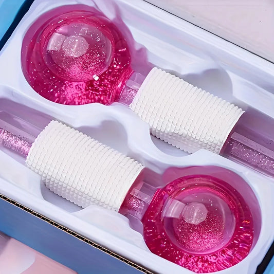 2PcsFacial Ice Globes Cooling Face Roller for Eye