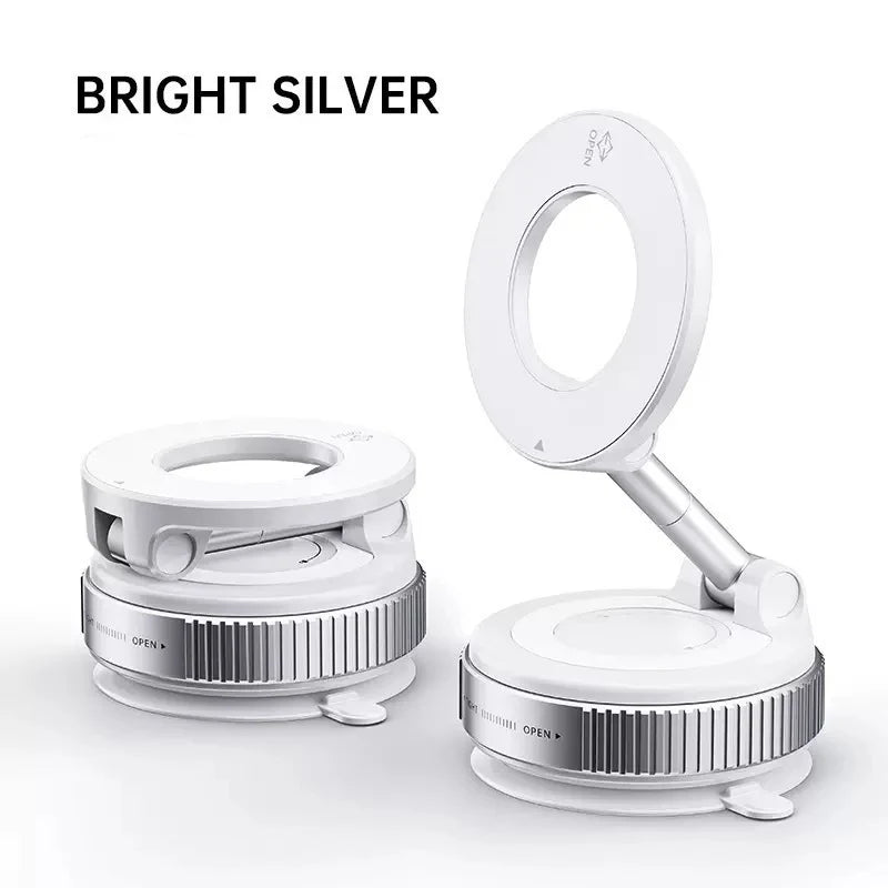 Foldable Vacuum Suction Magnetic Phone Mount