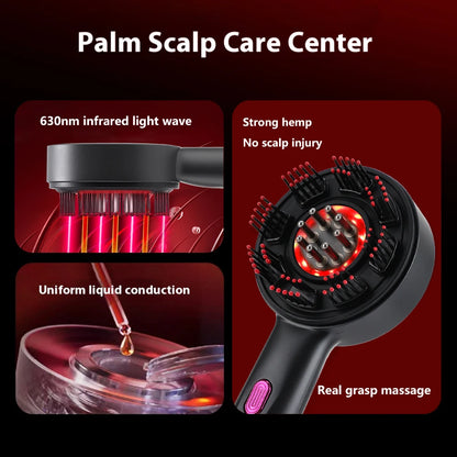 Electric Vibration Massage Comb Red Light Hair Growth Massage