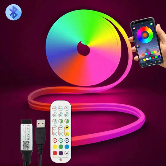 USB Neon Rope Lights Strip for Living Room Bedroom