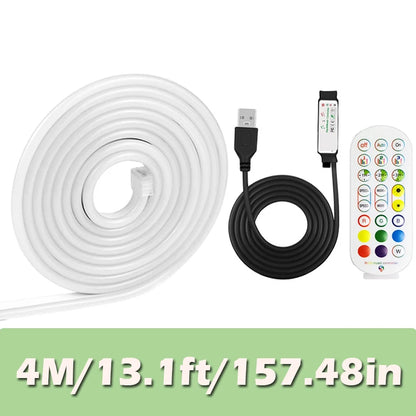 USB Neon Rope Lights Strip for Living Room Bedroom