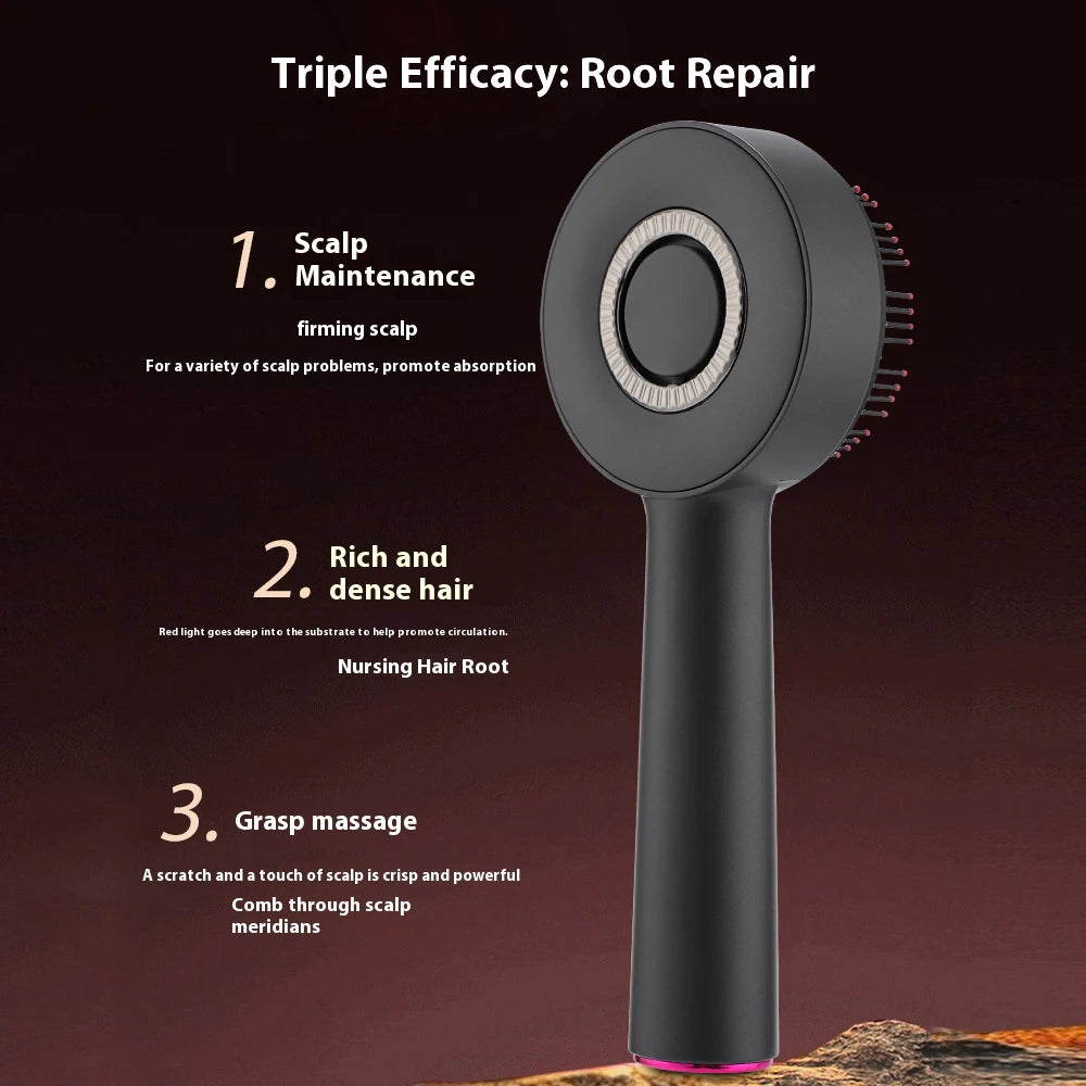 Electric Vibration Massage Comb Red Light Hair Growth Massage