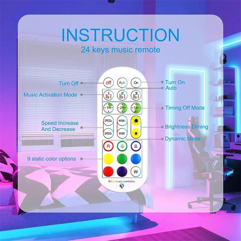 USB Neon Rope Lights Strip for Living Room Bedroom