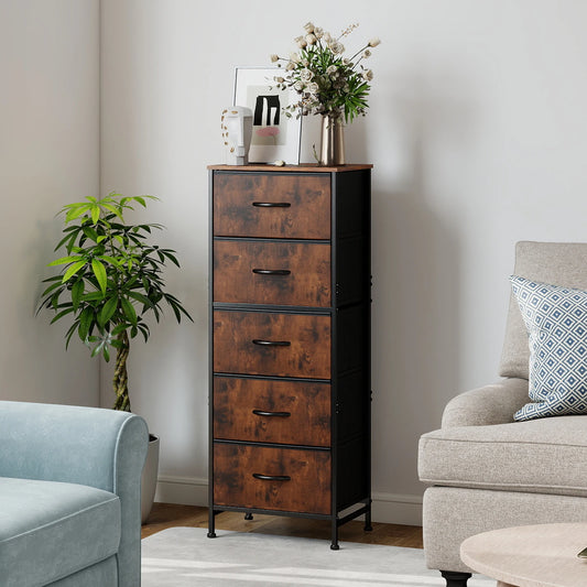 Nightstand Wardrobe Steel Frame Closet For Clothes Storage