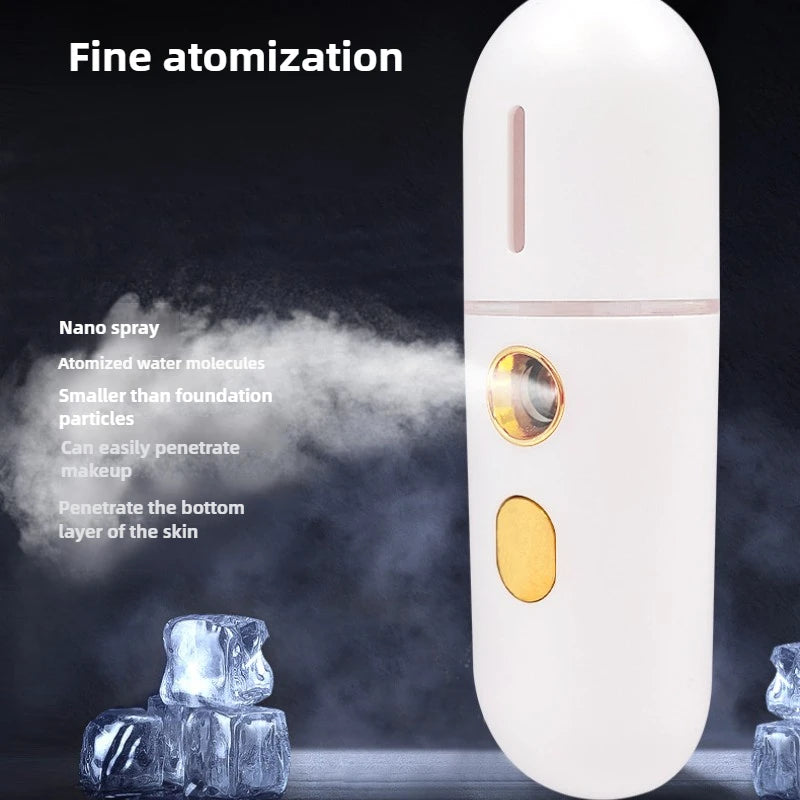 Mini Portable Humidifier Nano Facial Steamer Device