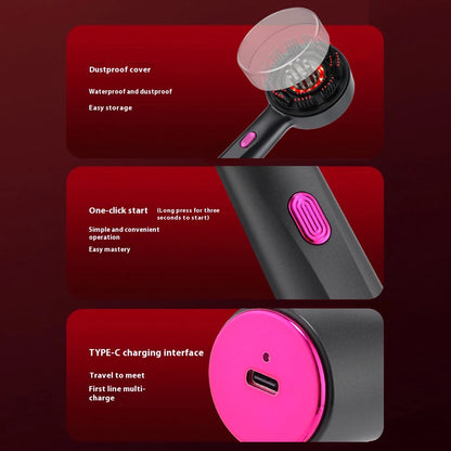 Electric Vibration Massage Comb Red Light Hair Growth Massage