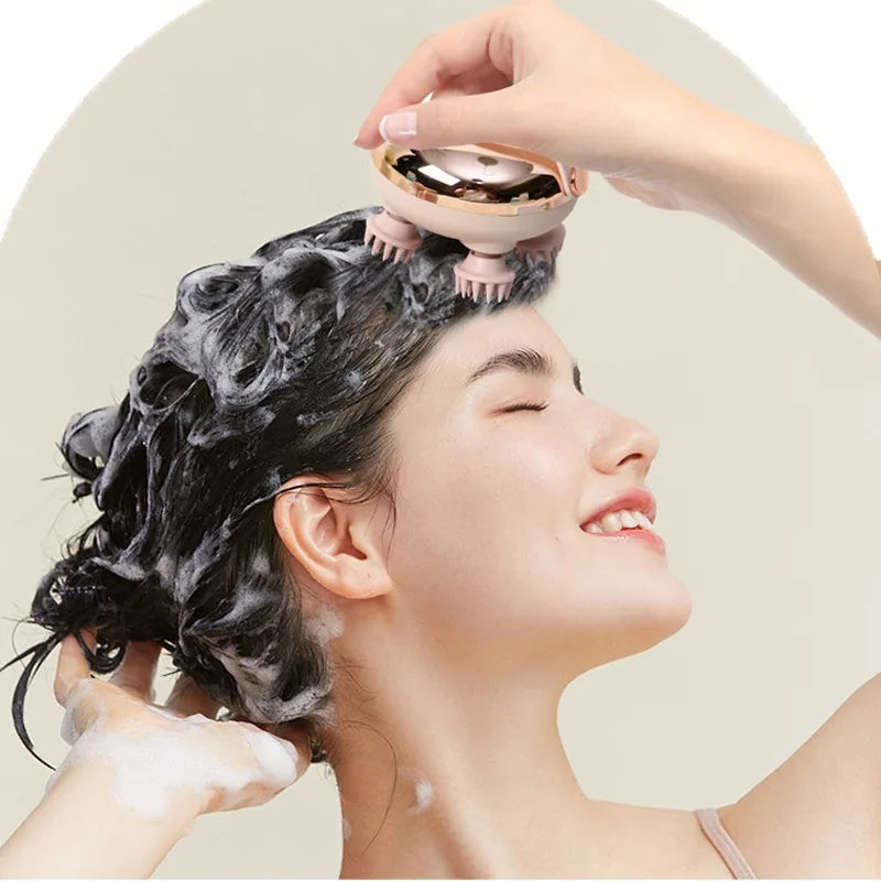 Rechargeable Waterproof Electric Scalp Massager