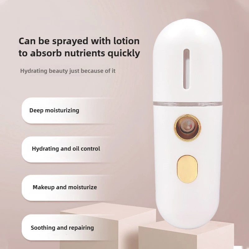 Mini Portable Humidifier Nano Facial Steamer Device
