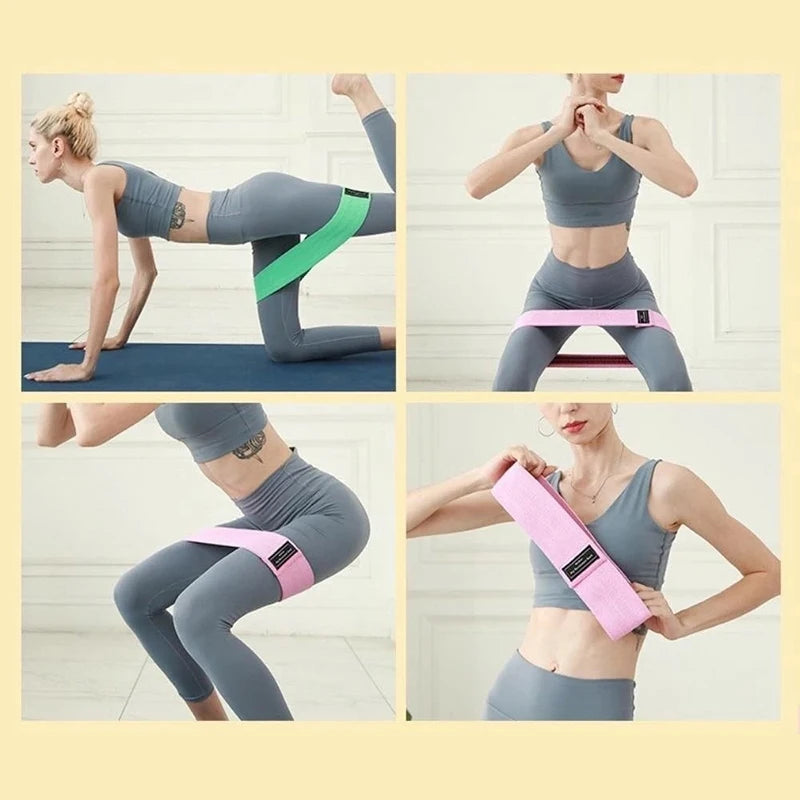 New Basic Fabric Resistance Hip Booty Bands
