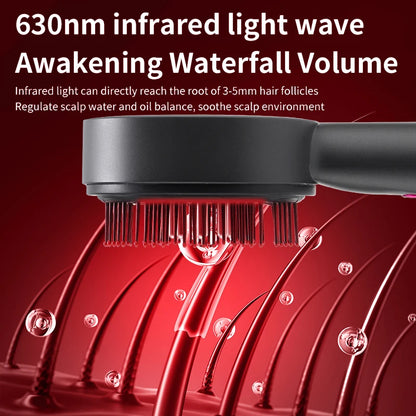 Electric Vibration Massage Comb Red Light Hair Growth Massage