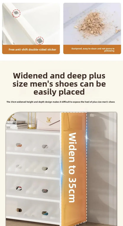 Multi-layer Door-mounted Shoe Hat Rack