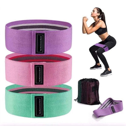 New Basic Fabric Resistance Hip Booty Bands