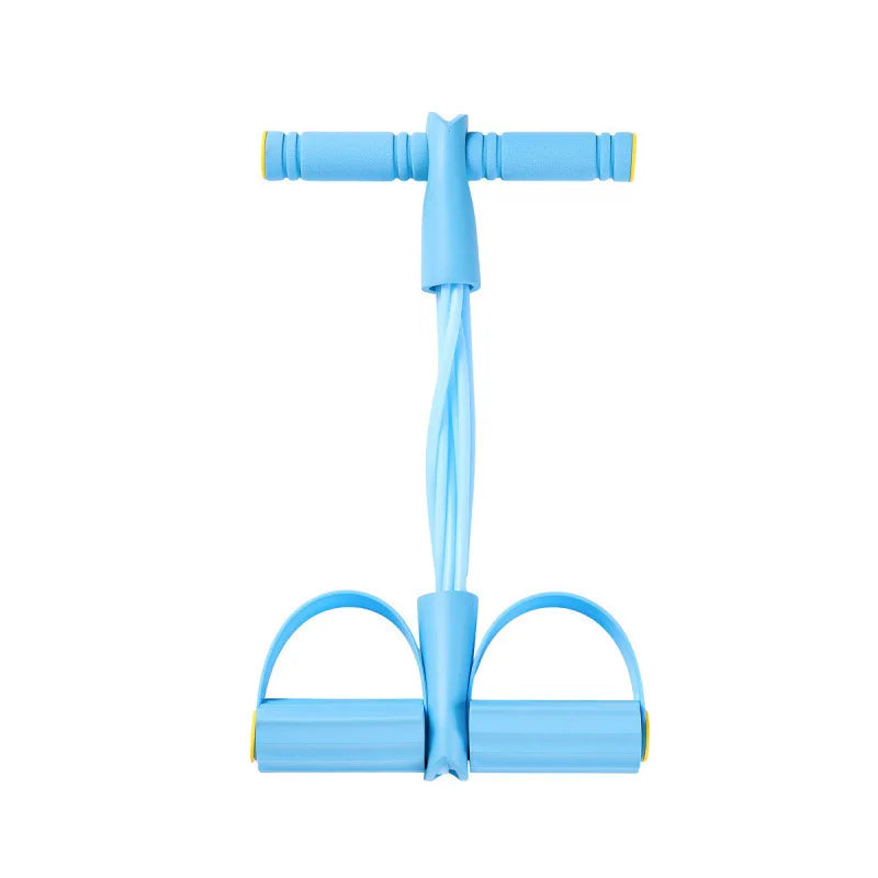 6 Tubes Natural Rubber Pedal Resistance Bands