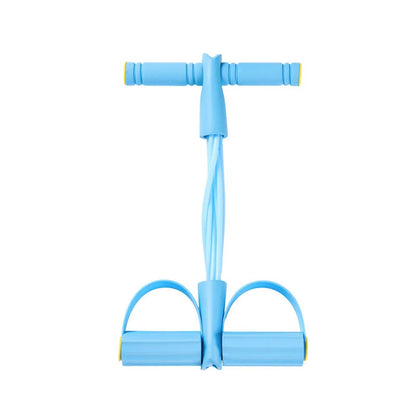 6 Tubes Natural Rubber Pedal Resistance Bands