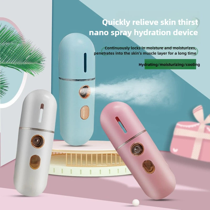 Mini Portable Humidifier Nano Facial Steamer Device