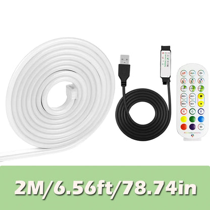 USB Neon Rope Lights Strip for Living Room Bedroom