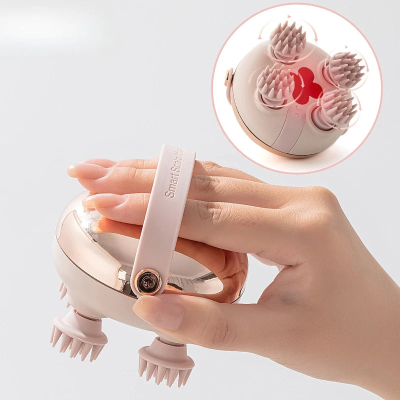 Rechargeable Waterproof Electric Scalp Massager