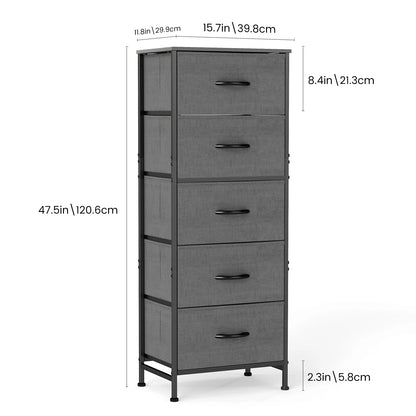 Nightstand Wardrobe Steel Frame Closet For Clothes Storage