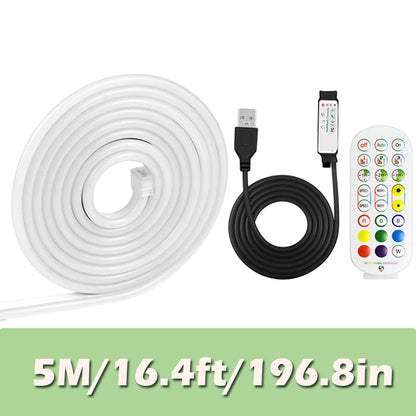 USB Neon Rope Lights Strip for Living Room Bedroom